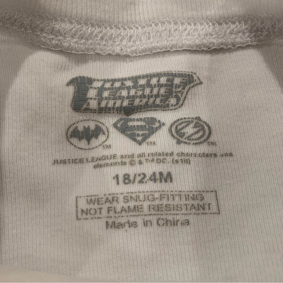 Justice League America Baby Boy Superhero Pajama - 18-24 Months - Picture 5 of 5